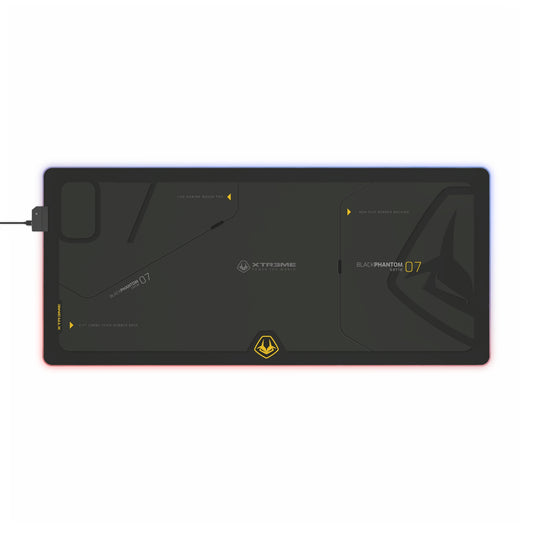 RGB LED Gaming Mouse Pad XTR3ME BLACKPHANTOM series 07